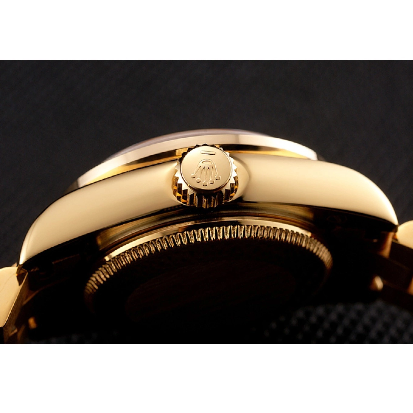Good copy rolex watches Bracelet Diamond Champagne 1454095 Bezel Gold Rolex Swiss Lady-Datejust Dial 0529